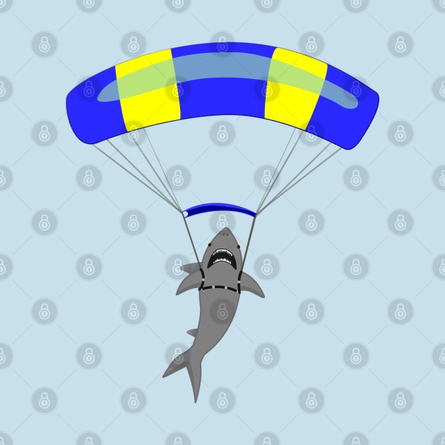 Jump The Shark - Blue/Yellow Canopy by Justamere