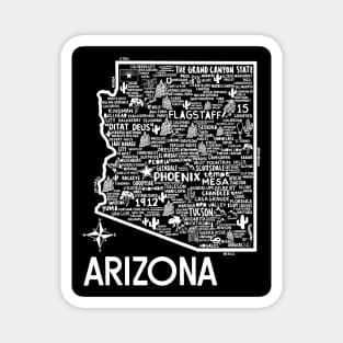 Arizona Map Magnet