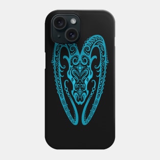 Blue Aries Zodiac Sign Phone Case