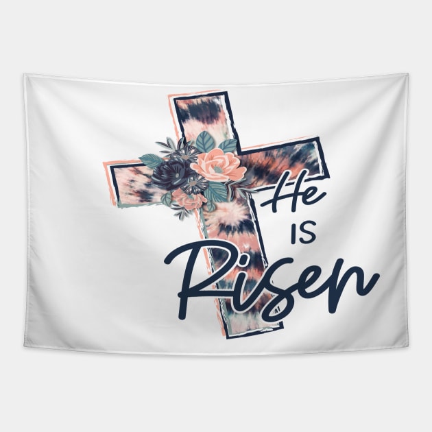 He Is Risen Tapestry by Pretty Phoxie LLC