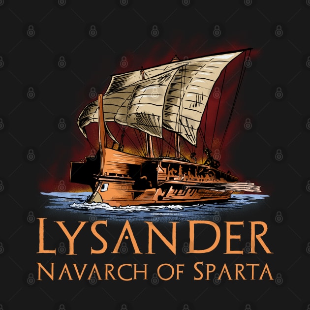 Ancient Greek Trireme - Lysander - Navarch of Sparta by Styr Designs