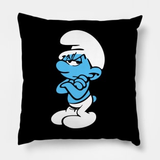 grouchy smurf Pillow