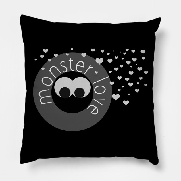 monster love Pillow by pois