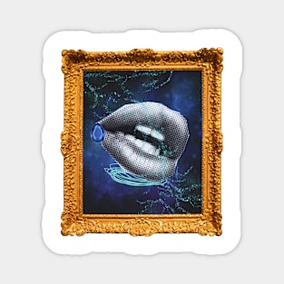 FRAMED LIPS - TEARDROP Magnet