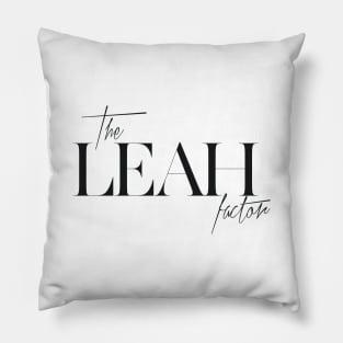 The Leah Factor Pillow