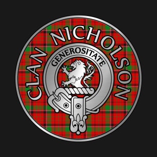 Clan Nicholson Crest & Tartan T-Shirt
