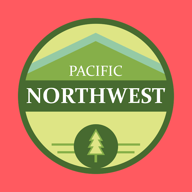 Pacific Northwest (circle badge) by jpforrest