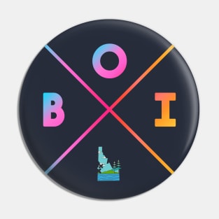 Boise Color Pop Design Pin