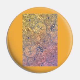 Mandala Circles Pattern Pin