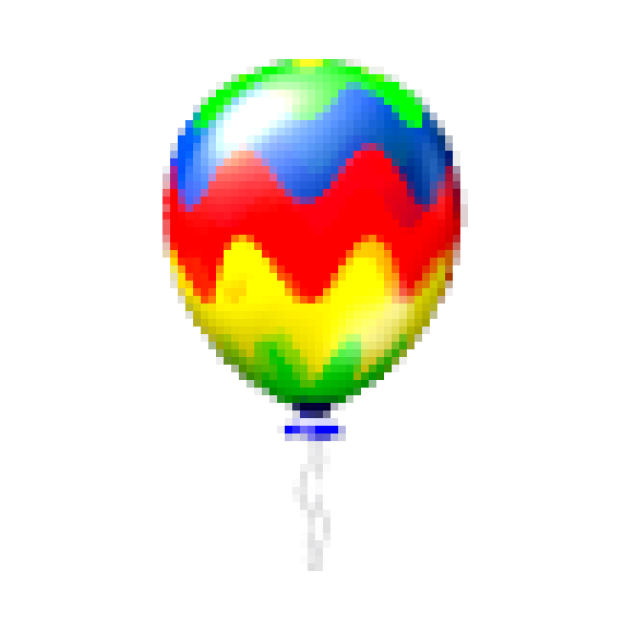 Rainbow Balloon Sprite by SpriteGuy95