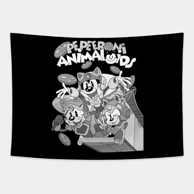 Samurai Pepeeroni Animaloids Tapestry by Juandamurai