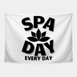 Spa Day Every Day Tapestry