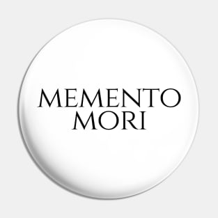 Memento Mori Pin