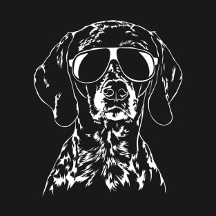Funny German Shorthaired Pointer sunglasses cool dog T-Shirt