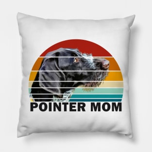 German Wirehaired Pointer Mom Pillow