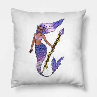 Trans pride magical Mermaid Pillow