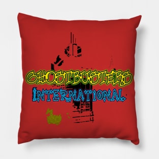 Ghostbusters International Liberty City Pillow