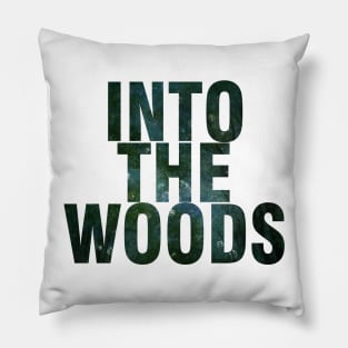 Into the woods | Darker Green Pillow