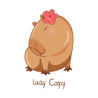 Lady Capybara T-Shirt
