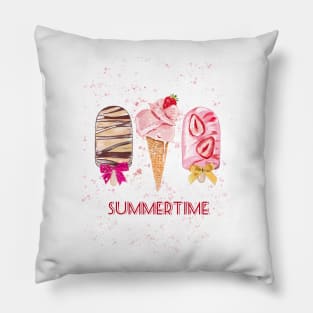 Summertime ice creams Pillow