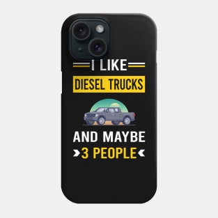 3 People Diesel Truck Trucks Phone Case