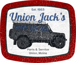 Union Jack's 4x4 - Land Rover (Distressed) Magnet