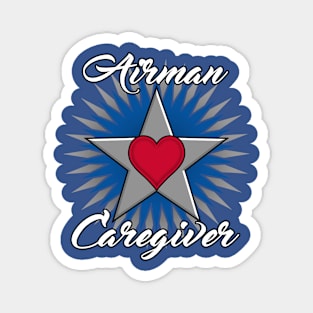 Airman Caregiver light font Magnet