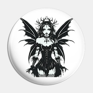 fairy goth Pin