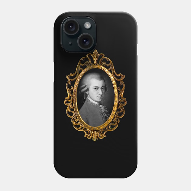 Wolfgang Amadeus Mozart Phone Case by TheMusicophile