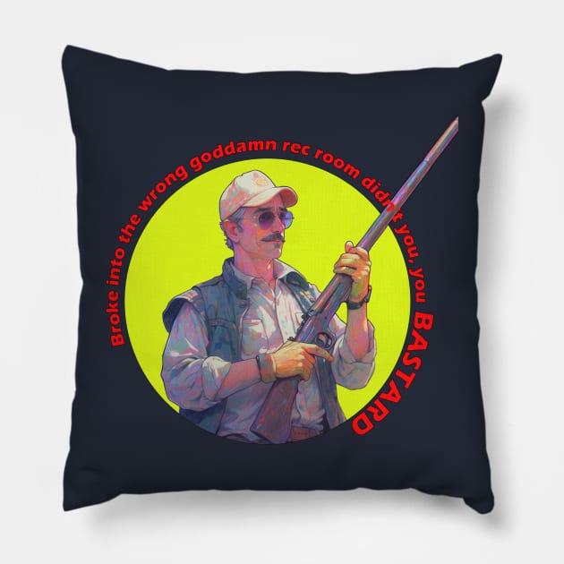 Burt Gummer art Pillow by arxitrav