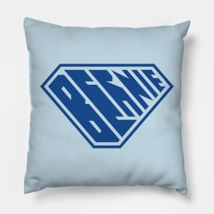 Bernie SuperEmpowered (Blue) Pillow