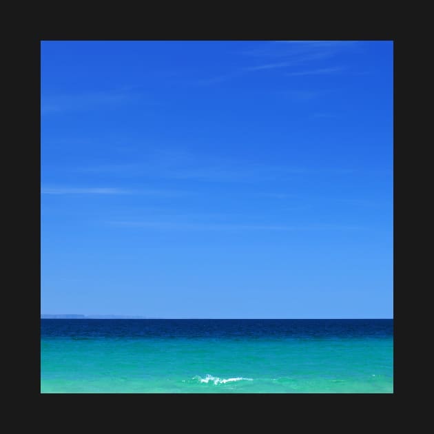 minimalist blue seaside by Sampson-et-al