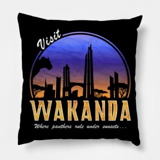 Visit Wakanda Pillow