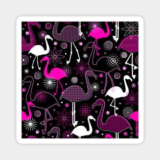 Flamingo Flock Magnet