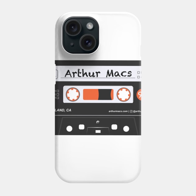 8-Track Black Phone Case by ArthurMacs