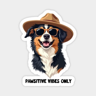 Pawsitive Vibes Only Spirit Magnet