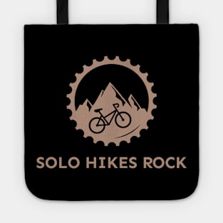 Solo Hikes Rock, Solo Traveling, Solo Adventure Tote