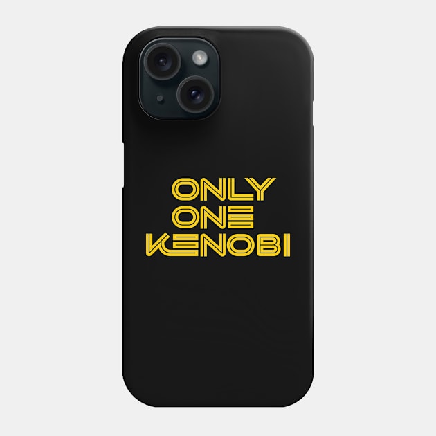 Only One Kenobi (Yellow) #01 Phone Case by OnlyOneKenobi