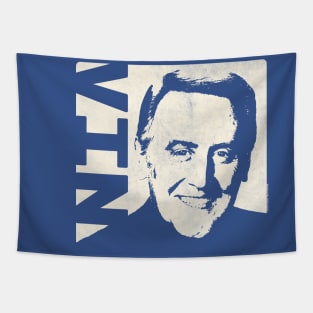 Vin Scully 2 by © Buck Tee Original Design Tapestry