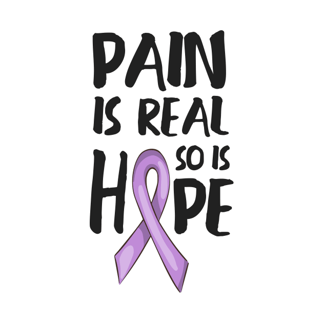 'Pain Is Real So Is Hope' PTSD Mental Health Shirt by ourwackyhome