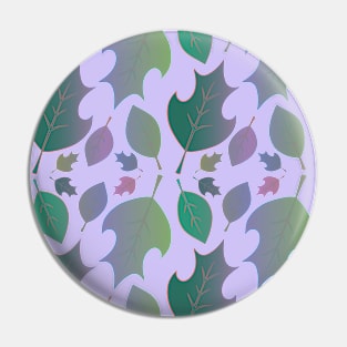 Falling Leaves Pattern - Pastel Shimmer Pin