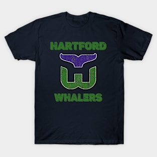 Hartford Whalers Vintage NHL Retro Hockey T-shirt Old Time -  Israel