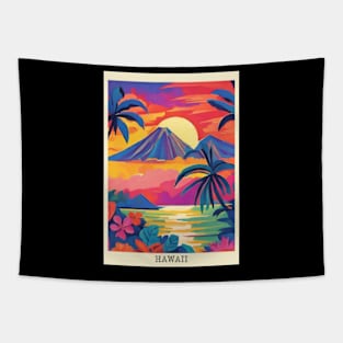 fauvism art of Hawaii usa Tapestry