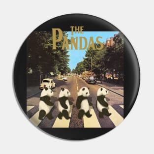 The Pandas "Abbey road" Pin