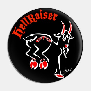 GTO HellRaiser White2 Pin