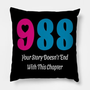 988 - Suicide Prevention Color Pillow