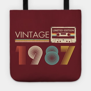 Vintage 1987 Limited Edition Cassette Tote