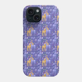 Cute Purple Giraffes Phone Case