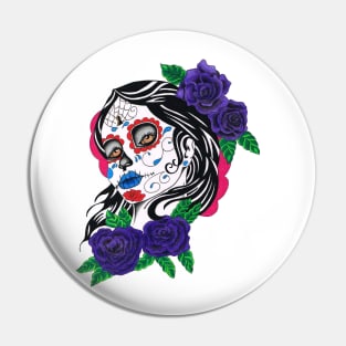 Day of the dead girl Pin