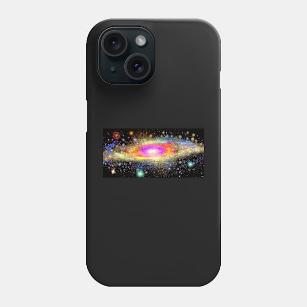 Milky Way Galaxy Phone Case by danieljanda